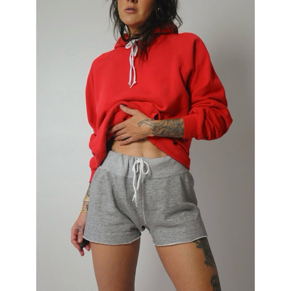 Authentic Vintage 1980s TriBlend Heather Gray Sweat Shorts - Size S-M